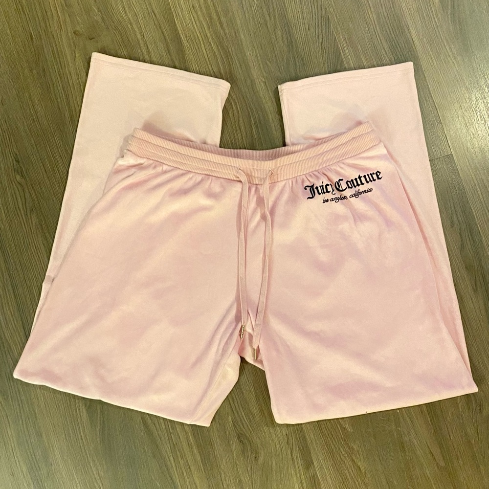 Juicy Couture Light Pink Velevet Pants